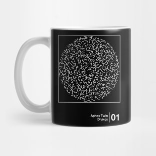 Drukqs / Minimal Style Graphic Artwork Mug